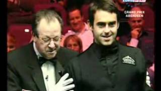 FUNNY STUFF FROM RONNIE O'SULLIVAN LOL ( must see )