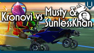 Kronovi 1v2 vs SunlessKhan & Musty | Rocket League