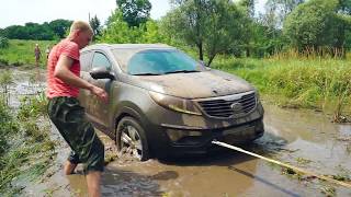 Безумный KIA Sportage учит японцев и Нивы ездить по бездорожью