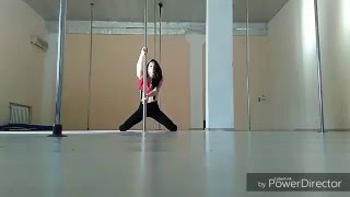 Exotic pole dance. Переходы партер?шест. Светлана Юрчак.