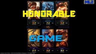 League of Legends - Honorable Ranked 3 vs. 3 Game