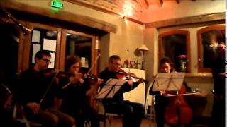 Gavotte d'Alzen par le Trio Loubelya et son quatuor à cordes improvisé à Festiv'Allier 2014