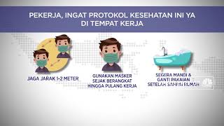 Pekerja, Ingat Protokol Kesehatan Ini Ya Di Tempat Kerja