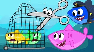 Fishes in Net Song - Baby Shark Parent Advise Nursery Rhymes Cartoon