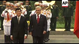 Chilean president arrives in Hanoi at start of Asia-Pacific tour