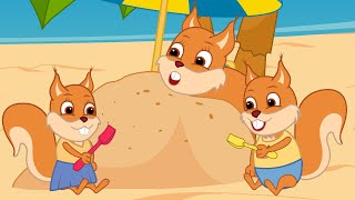 Famille d'Écureuil - Maman était Couverte De Sable Animé 2020 en Français