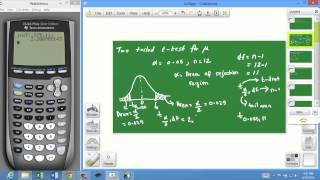 Finding critical values from a t-distribution