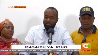 Mombasa Governor Hassan Joho fights back