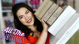 ALL THE UNBOXINGS | Fandom and Bookish Subscriptions Boxes
