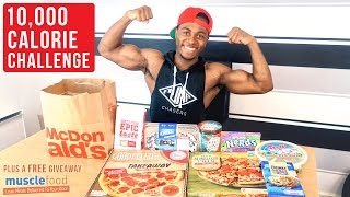 10,000 Calorie Challenge | Epic Cheat Day! | FUNNY MAN VS FOOD