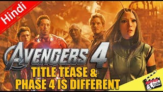 Avengers 4 Directors Tease Title & Talk About Different Phase 4 [Explained In Hindi]