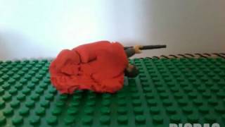 Call of duty with red monster mega bloks stop motion #picpac #stopmotion