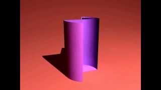 Тела вращения: образование цилиндра - 3D
