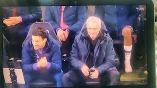 Mourinho instant panic to Sterling second yellow card | Tottenham vs Manchester City