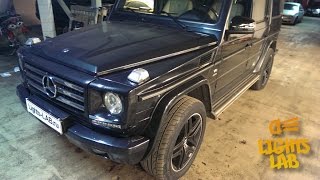 Тюнинг салона светодиодная подсветка салона Mercedes G500