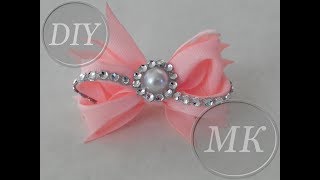 Бантики из репсовых лент 2,5 см МК Канзаши / The bow of REP ribbons 2.5 cm MK Kanzashi