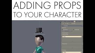Daily Blender Tip 87 - Adding Props To Your Character (like a stylish hat)