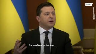 'We don't need this panic' - Ukrainian President Zelensky on Western statements on Russia tensions