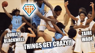 GAME GETS SO HEATED IT WAS CANCELLED?! ? Zaire Wade Breaks Up Fight | D-Wade, JRich & UD Watch