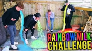 РАДУЖНОЕ МОЛОКО ЧЕЛЕНДЖ | RAINBOW MILK CHALLENGE | JBVK