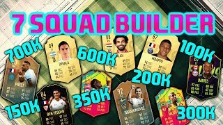 FIFA 19 SQUAD BUILDER 100K 150K 200K 300K 350K 600K 700K SQUAD BUILDER FUT CHAMPIONS FIFA 19