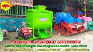 Jual Mesin Mixer Horizontal Pencampur Pengaduk Pakan Ternak Kendal Salatiga Jogja Kediri Surabaya