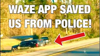 18 hour ride home, this WAZE APP is amazing!