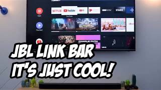 JBL LINK BAR REVIEW | It's just a cool new hybrid Android TV by Google and JBL!