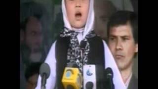 Genius Hazara girl, سخنرانی دختر نابغه هزاره