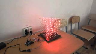 Led Cube 8x8x8 (Светодиодный куб 8х8х8) Arduino