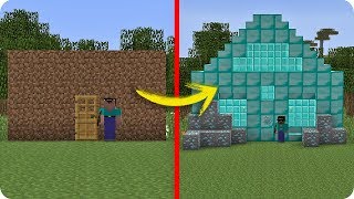 NOOB MINECRAFT VS PRO MINECRAFT QUIEN ES MAS RICO NOOB TROLLEA A PRO EN MINECRAFT