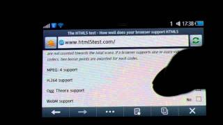Samsung S8500 DXKE1 Rom Bada 1.2 HTML5 Test part2 of 2