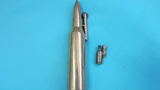 Как сделать бензиновую зажигалку из гильзы (METRO 2033﻿). The petrol lighter from the sleeve