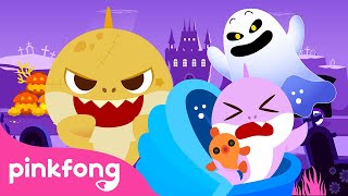 ¡Aquí Estás! Tiburón Bebé Cuida Niños en Halloween | Peek a Boo! | Pinkfong en español