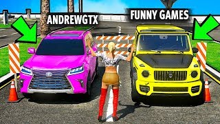 ЖЕСТЬ! ГОНКИ С FUNNY GAMES! БИТВА БЛОГЕРОВ В ГТА 5 РП! RADMIR GTA 5 ONLINE RP!