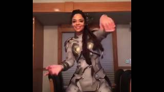 Tessa Thompson dancing - Valkyrie