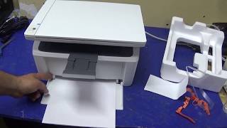 Обзор и распаковка HP LJ MFP M28a