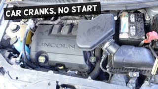 CAR CRANKS BUT DOES NOT START. HOW TO FIX IT