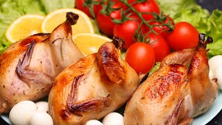 QUAIL BAKED IN THE OVEN. ART VIDEO