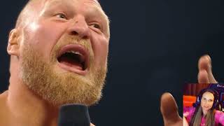 WWE RAW Brock Lesnar wants TWO CHAMPIONSHIPS!!