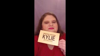 Kylie Birthday Edition Matte Liquid Lipstick Swatch