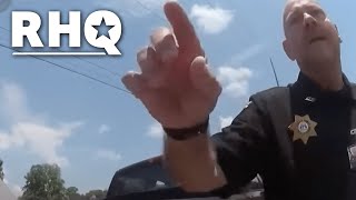 Cops Beef With Each Other At Traffic Stop (Video)