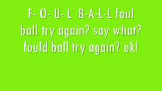 softball cheers