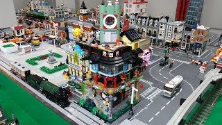 Building and Placing LEGO Ninjago City