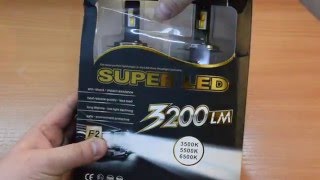 Обзор светодиодных ламп Н4 SUPER LED F2 на основе LED Philips Luxeon MZ
