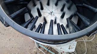 Перосъемная машина из стиральной машины автомат