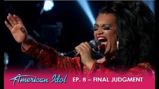 Ada Vox: Drag Queen Gets Standing Ovation For EMOTIONAL Cover Of 'Creep' | American Idol 2018