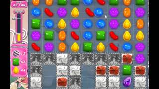How to beat Candy Crush Saga Level 345 - 1 Stars - No Boosters - 83,640pts
