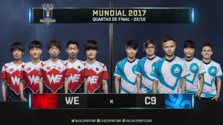 [RETRANSMISSÃO] Mundial 2017 - Quartas de Final - RNG x Fnatic