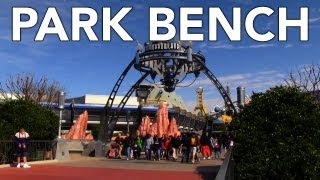 Disney Park Bench - Magic Kingdom - Tomorrowland Bridge